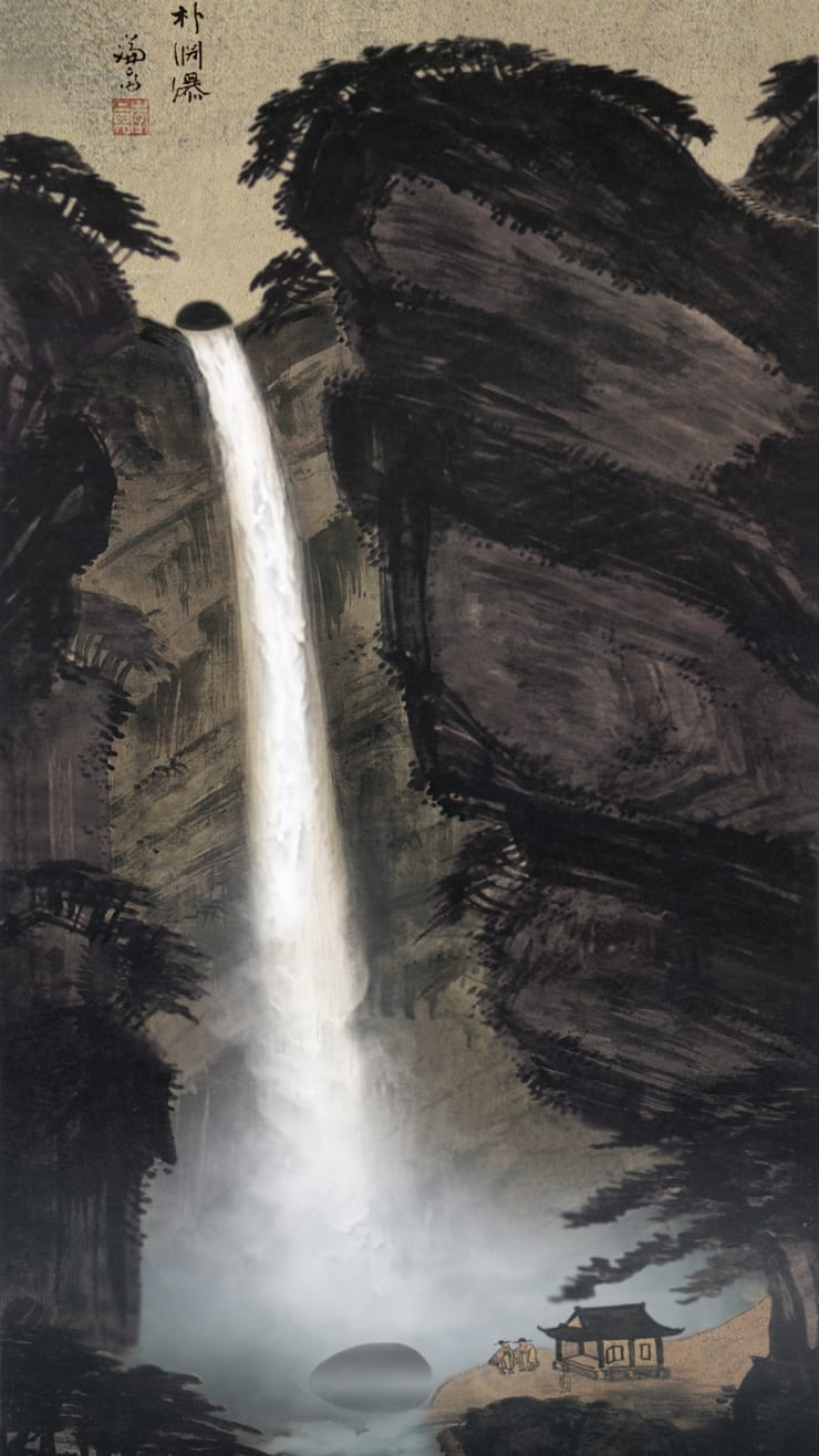 Parkyeon Waterfall, 2017 55" LED TV 6min 39sec