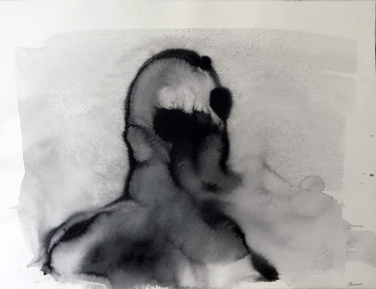 Turbulence Series No. 13, 2019 Ink on paper 57 x 76 cm 22.5 x 30 in