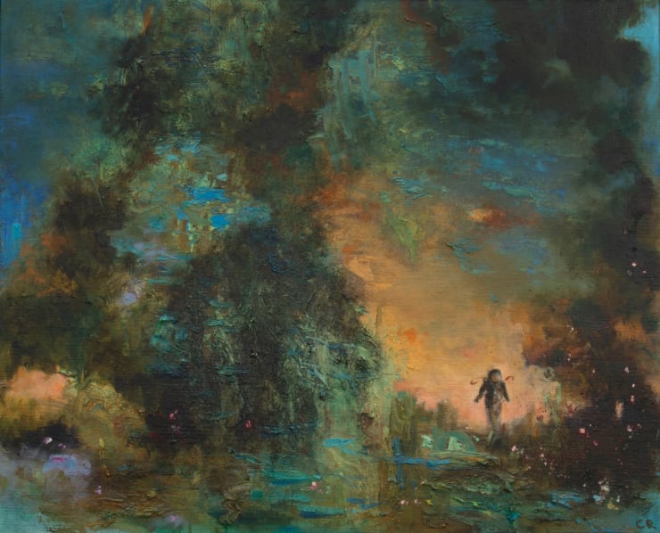 Chris Rivers Eve, 2022 Oil on canvas 65 x 80 cm 25.6 x 31.5 in