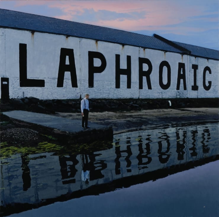 Laphroaig, 2021 Oil on canvas 91.4 x 91.4 cm 36 x 36 in