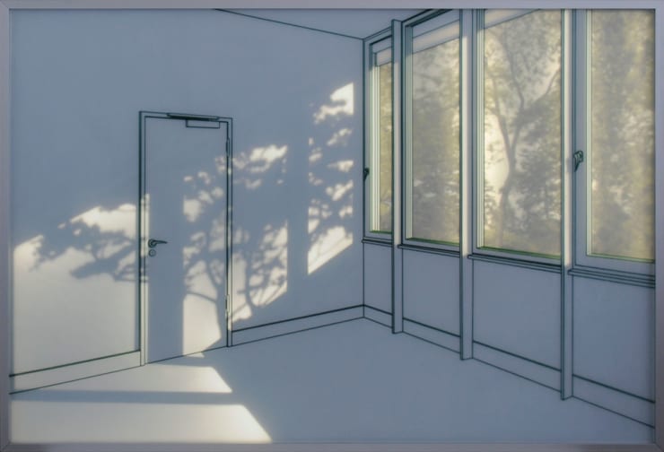 The Sunshine Room V, 2018 Tempered Glass, Sandblast & LED Backlit 72 x 107 x 4 cm 28.5 x 42 x 1.5 in