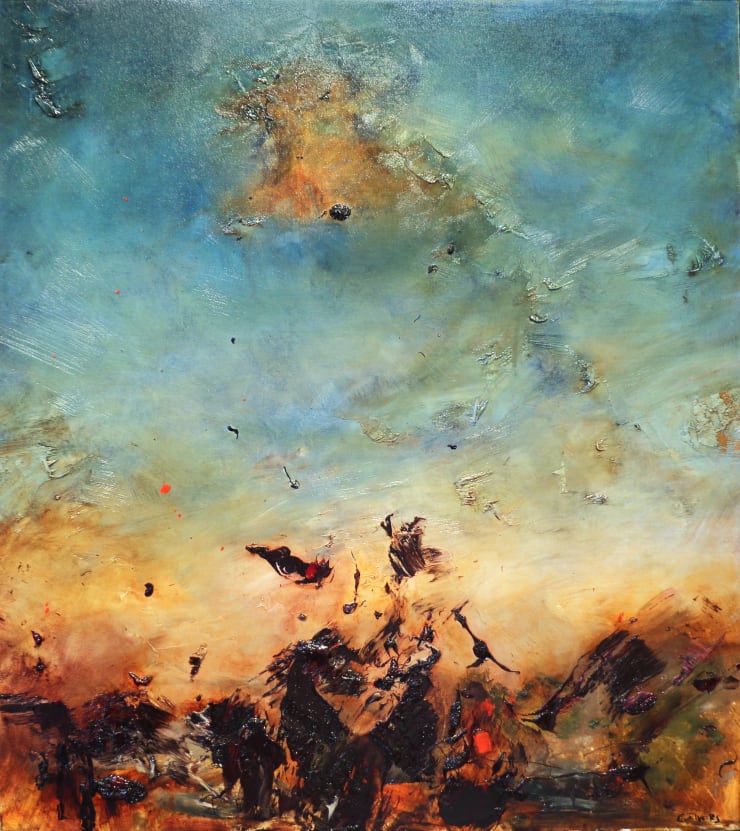 Chris Rivers, Untitled Battle (Study II), 2020
