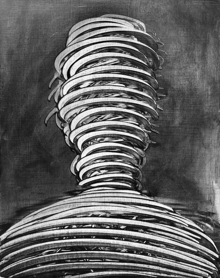 Emil Alzamora Arturo, 2019 Oil on panel 35.6 x 27.9 cm 14 x 11 in