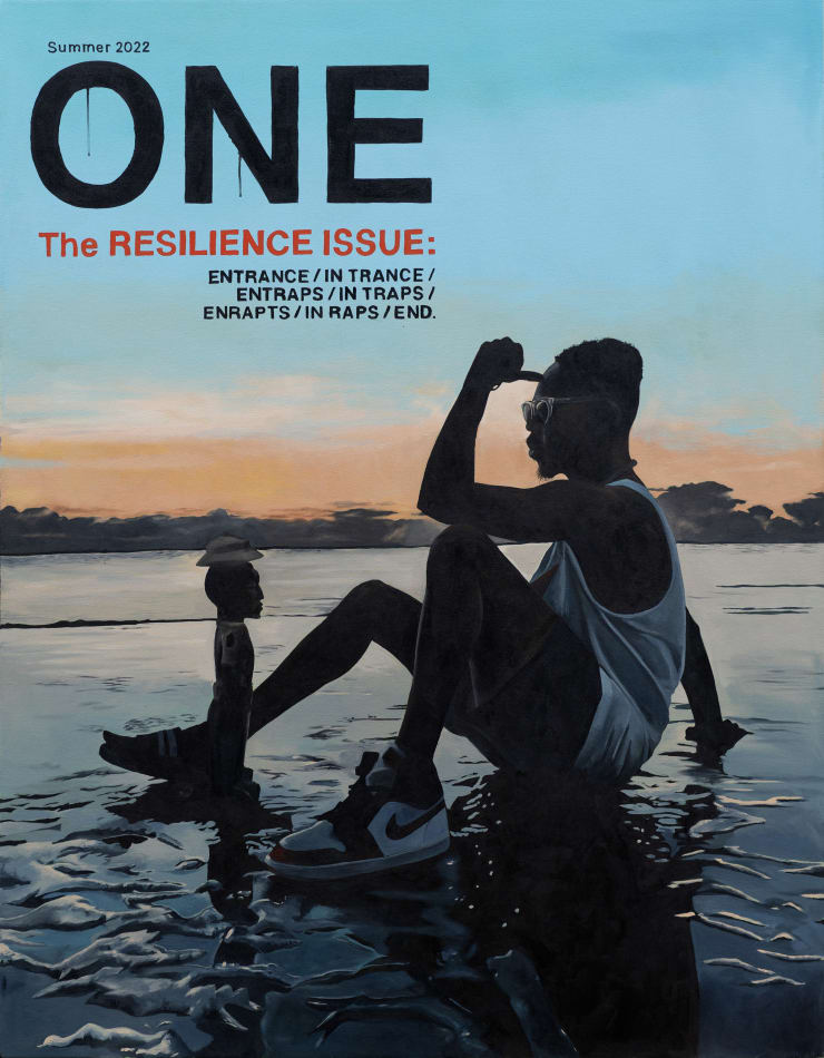 One Thing About Me I'ma Be Alright: RESILIENCE, 2022 Acrylic on canvas 198 x 152 cm 78 x 60 in