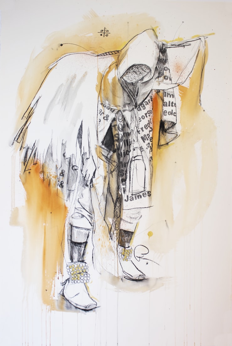 Egun Dance 4, 2015 Acrylic on canvas 152.4 x 101.6 cm 60 x 40 in