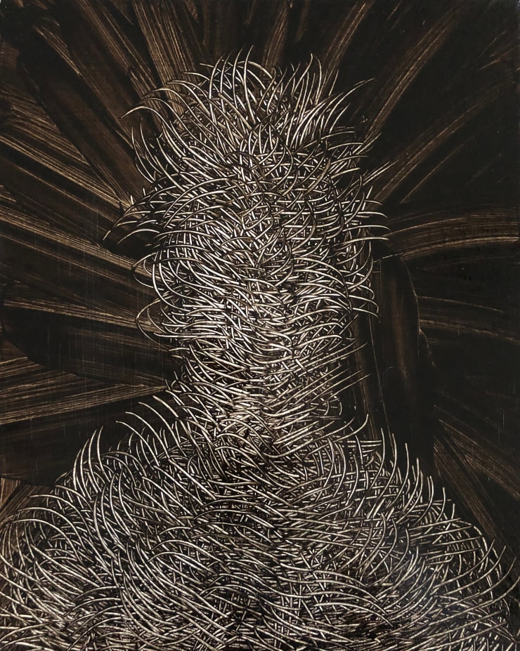 Emil Alzamora John Brown, 2019 Oil on panel 25.4 x 20.3 cm 10 x 8 in