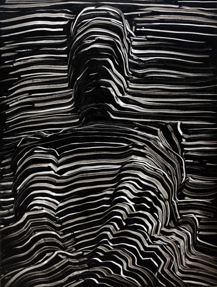 Emil Alzamora In A Vision, 2019 Oil on panel 61 x 45.7 cm 24 x 18 in