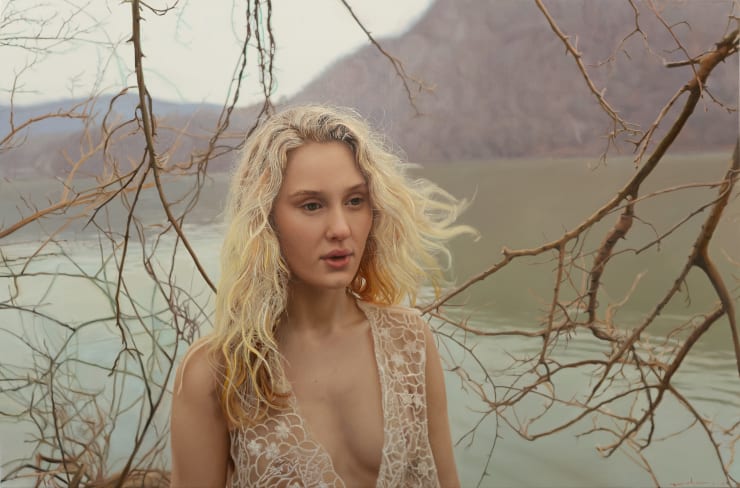 Yigal Ozeri Untitled; Annika, 2019 Oil on canvas 91.4 x 137.2 cm 36 x 54 in