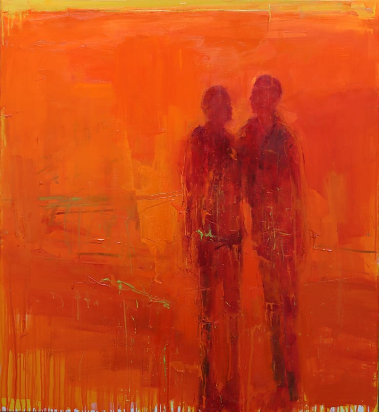 And Side By Side, 2020 Oil on linen 120.5 x 110 cm 47.5 x 43.3 in