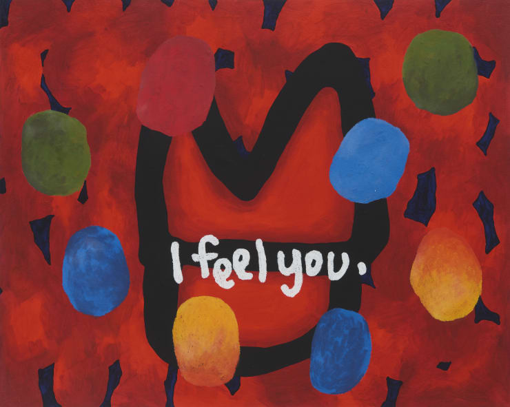 I Feel You, 2020 Oil on panel 73 x 91 cm 28.5 x 36 in