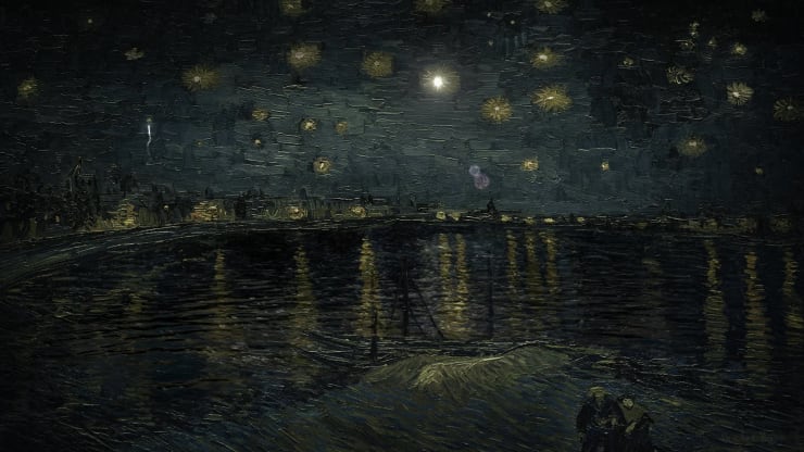 Gogh - The Starry Night, Arles, 2016 55" LED TV 7min 30sec