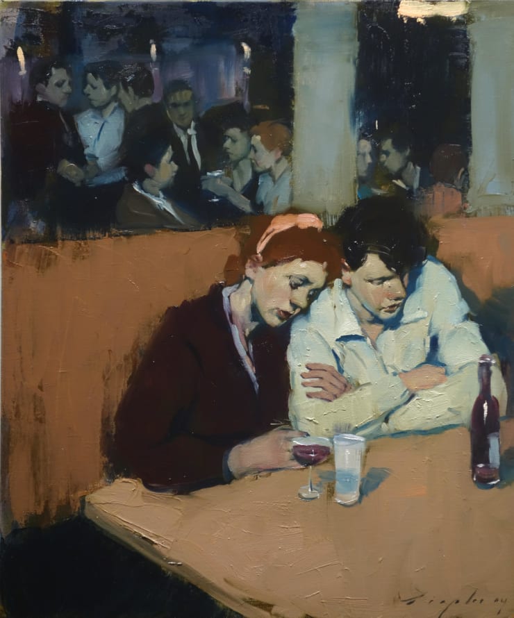 Malcolm Liepke Together, 2019 Oil on canvas 50.8 x 61 cm 20 x 24 in