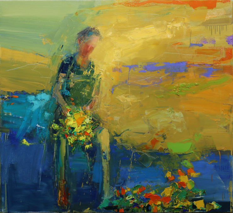 Traces of You, 2021 Oil on linen 121 x 110 cm 47.6 x 43.3 in