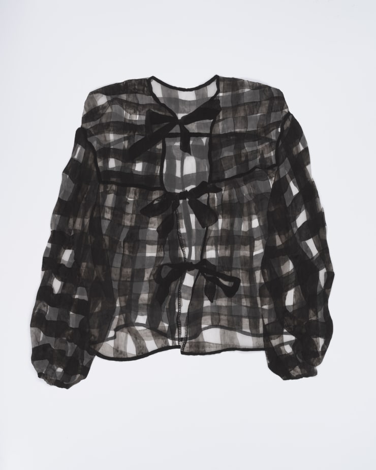 Beyond the Moths III, 2023 Watercolour on cut-out tracing paper 60.5 x 59 cm 23.8 x 23.2 in