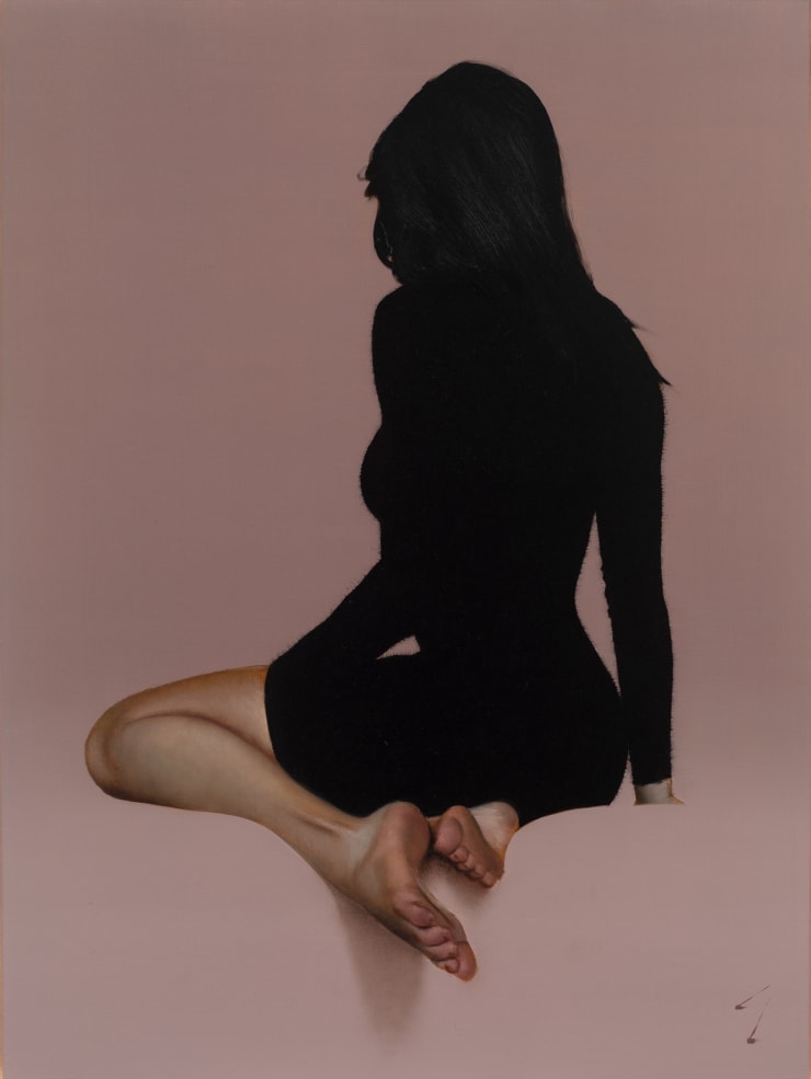 Painting of Daniela 2, 2022 Oil on cradled linen panel 61 x 45.7 cm 24 x 18 in