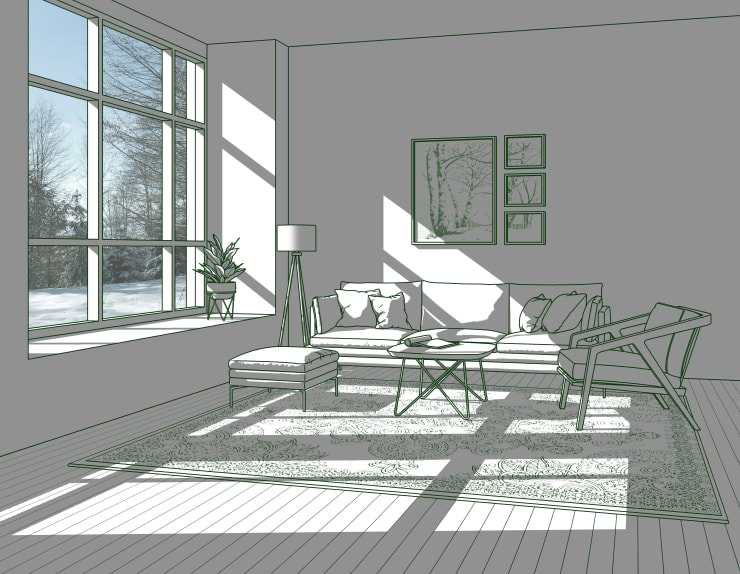 Hwang Seontae The Space with Sunshine I, 2023 Tempered Glass, Sandblast & LED Backlit 79 x 102 x 4 cm (31 x 40 x 1.5 in)