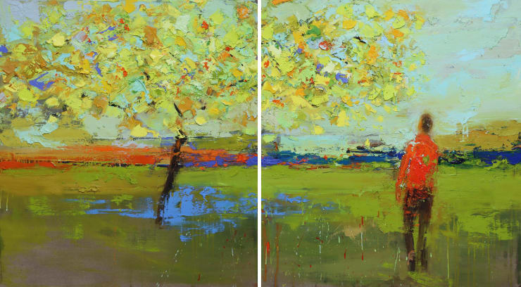 In You My Soul, 2023 Oil on linen 100 x 180 cm 39.4 x 70.9 in