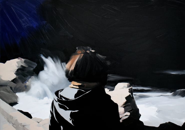 Night Storm, 2023 Oil on canvas 70 x 100 cm 27.6 x 39.4 in