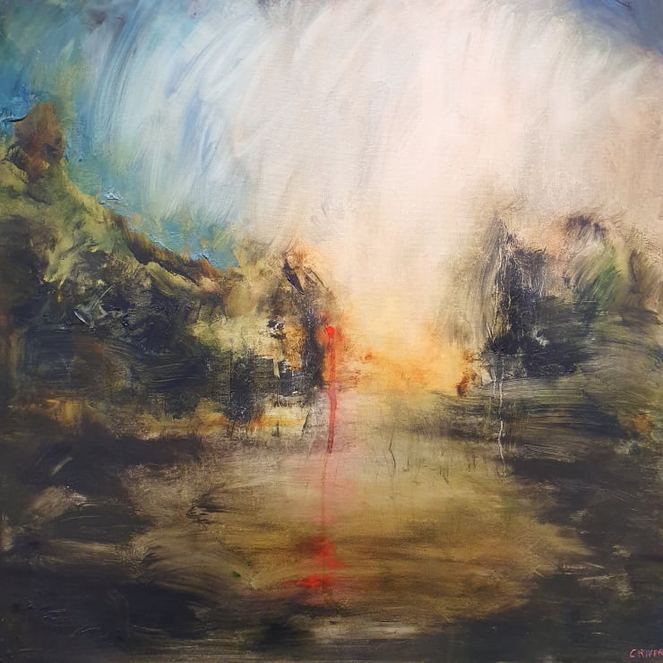 Chris Rivers, A Landscape With A Melting Star, 2020