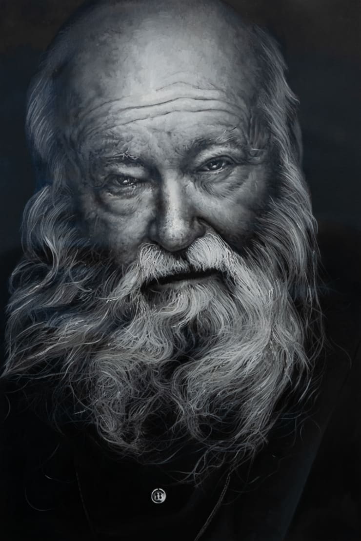 Yigal Ozeri, Untitled; Hermann Nitsch, 2019