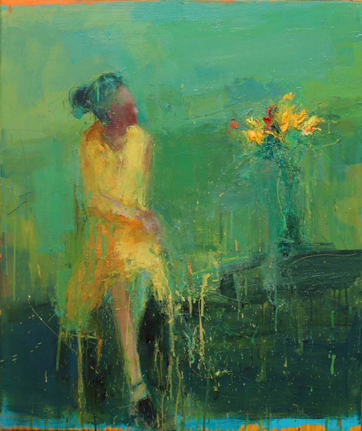 Springtime My Heart, 2020 Oil on linen 95.5 x 81 cm 37.6 x 31.9 in
