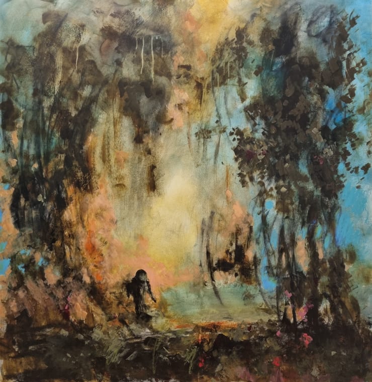 Chris Rivers, A Figure in the Outer Woods, 2021