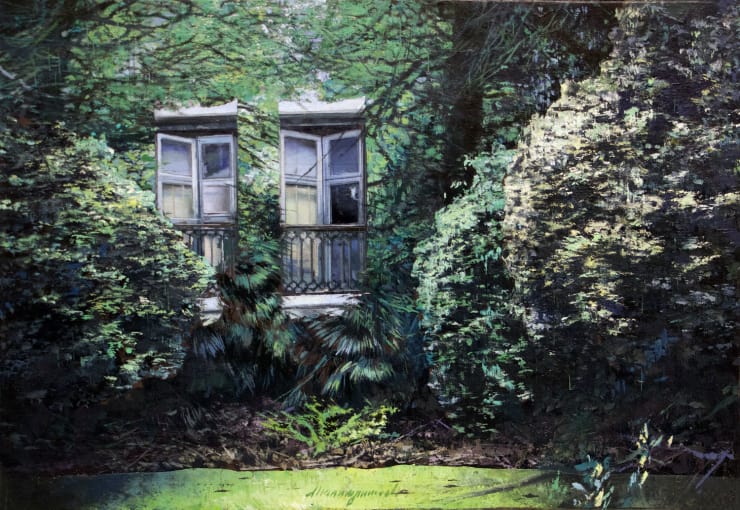 La finestra di Ida, 2018 Oil on board 23 x 33 cm 9 x 13 in