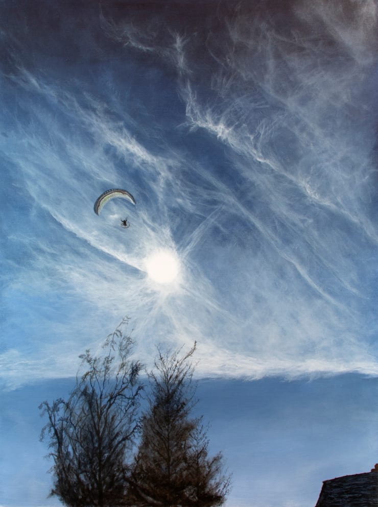 The Firmament Ignores Another Icarus, 2023 Acrylic on canvas 101.5 x 76.5 cm 40 x 30.1 in