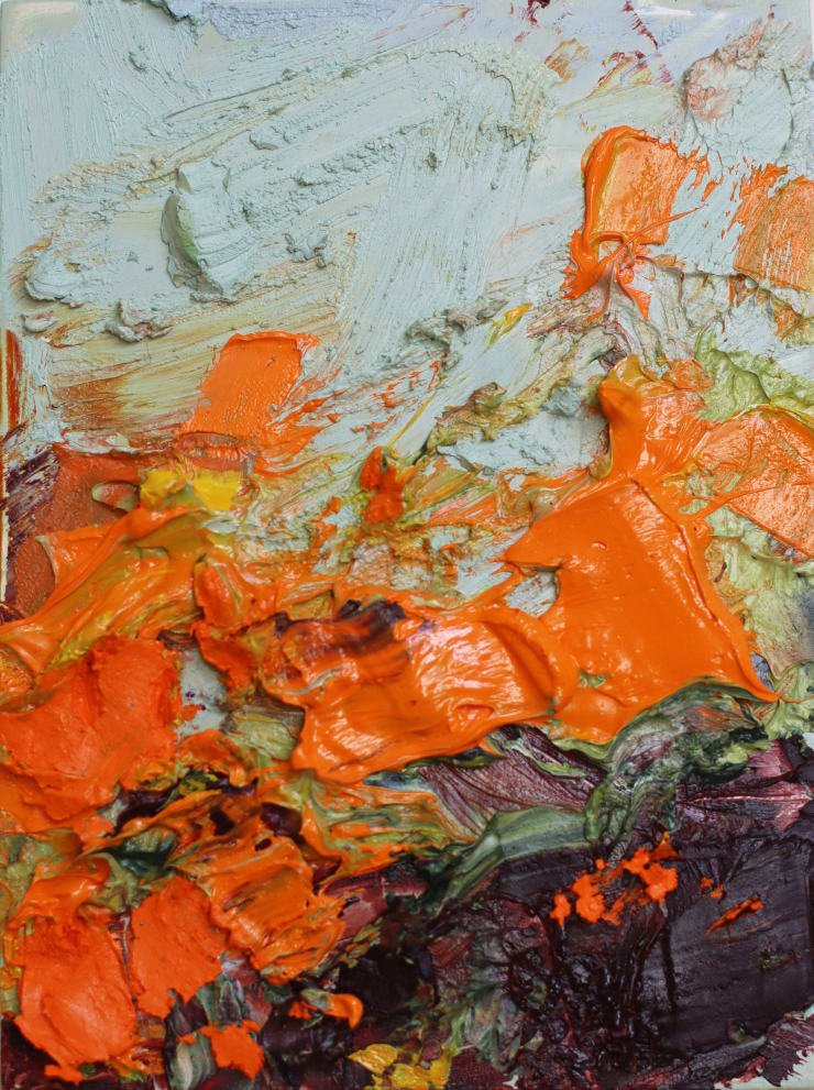 Henry Jabbour Sonnet V, 2021 Oil on board 20.3 x 15.2 cm 8 x 6 in