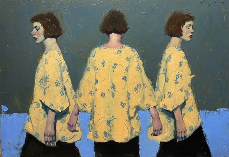 Malcolm Liepke, Three Sides of Me, 2022