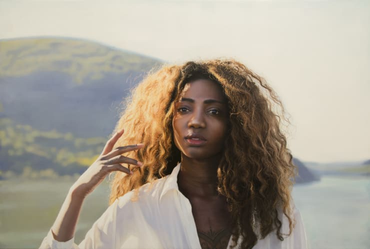 Yigal Ozeri Untitled; Cristal, 2016 Oil on canvas 76.2 x 101.6 cm 30 x 40 in
