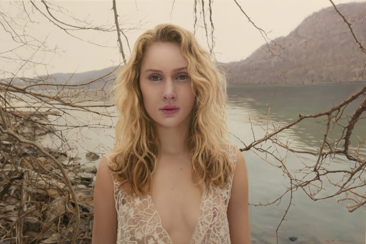 Untitled; Annika, 2019 Oil on canvas 91 x 137 cm 36 x 54 in