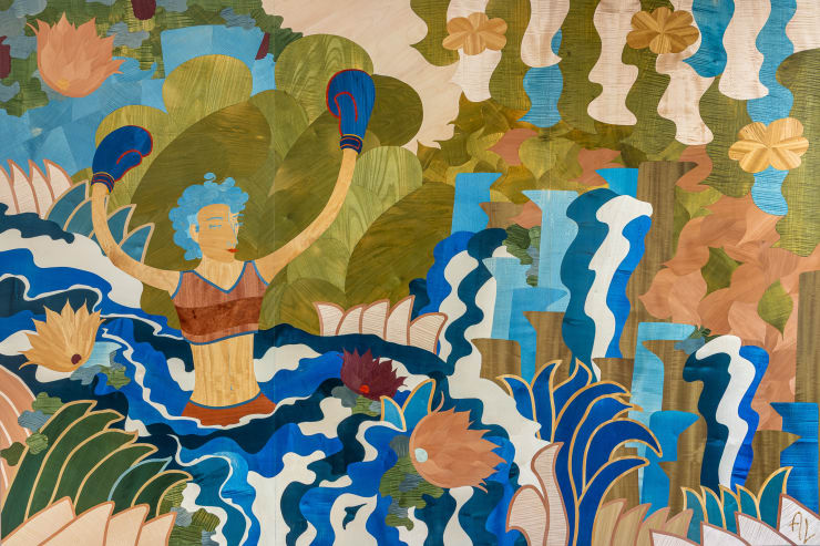 Anton Laborde, L'apaisement de l'indomptable : La Boxeuse (The Soothing of the Indomitable: The Boxer), 2025