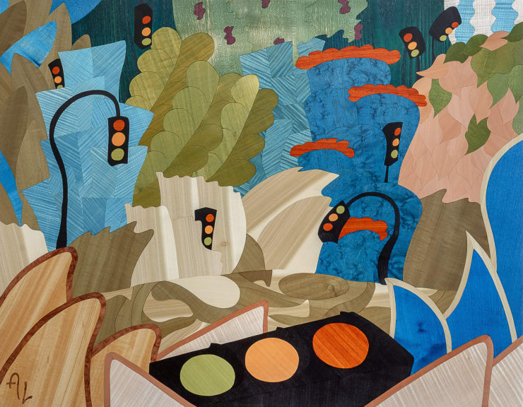 Anton Laborde, Feux de Forêt (Forest's traffic lights / Wildfires)) , 2025