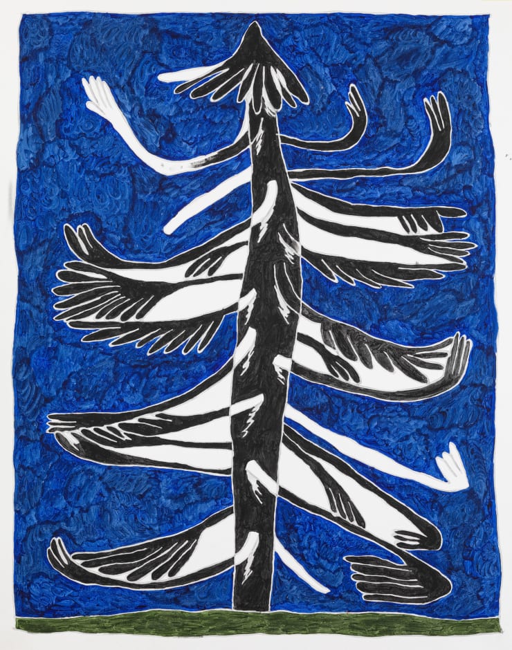 Mátyás Erményi, Black Tree at Night Part II, 2022