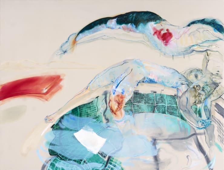 Araminta Blue, swimming pool, 2020