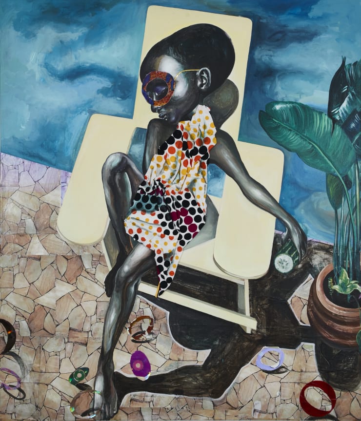 Ndidi Emefiele, Poolside masturbator, 2017