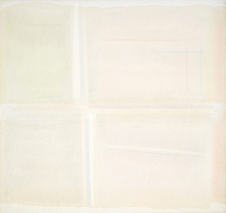 Riccardo Guarneri, Costruzione superficie luce con due linee, 1965