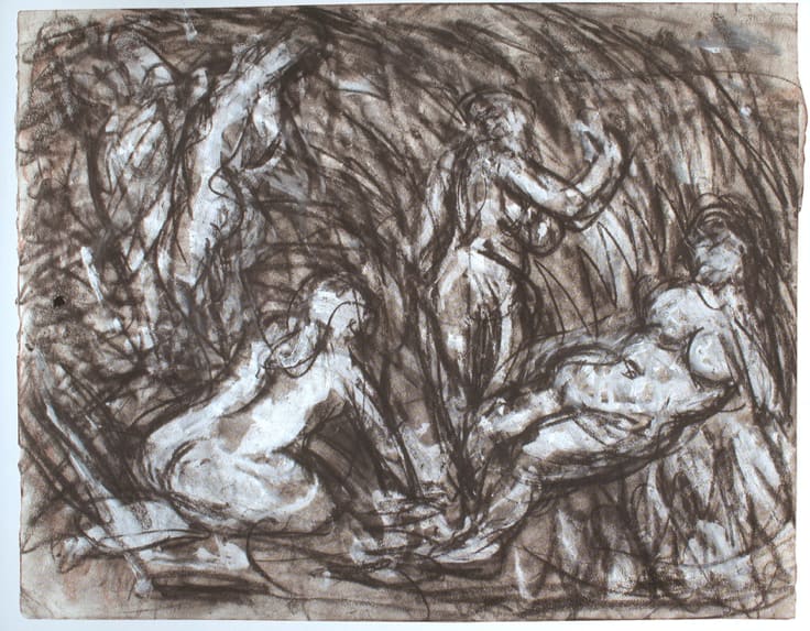 Leon Kossoff, From Cezanne: The Temptation of St Anthony, 1980's