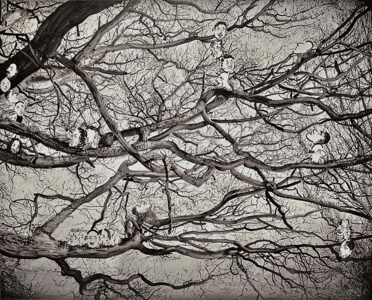 Lu Chao, Lines with Dots, 2016