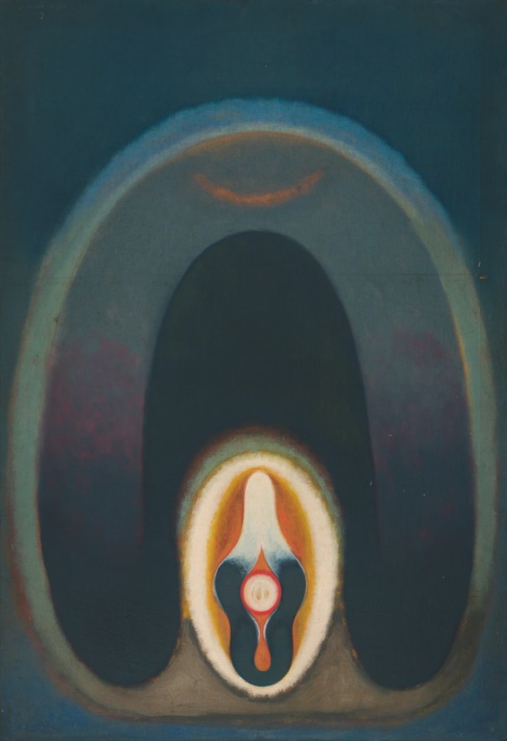 GR Santosh Untitled, 1970s Oil on Canvas 49.4" x 34
