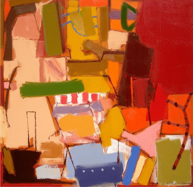 Kishor Shinde Untitled, 2015 Oil on Canvas 48" x 48"