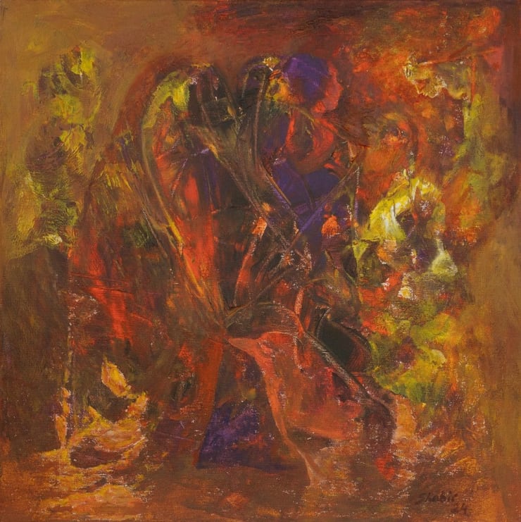 Shabir Hussain Santosh Untitled, 2024 Acrylic on Canvas 20 x 20 in. 50.8 x 50.8 cm