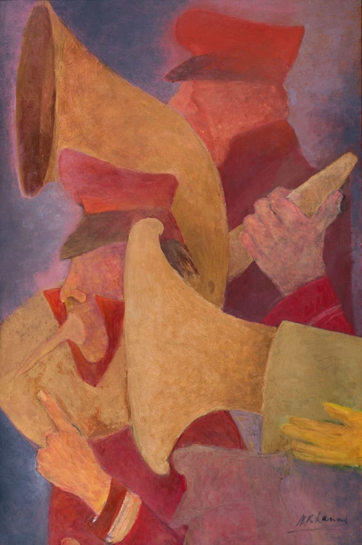 Krishen Khanna Untitled, 2018 Oil on Canvas 36" x 24"