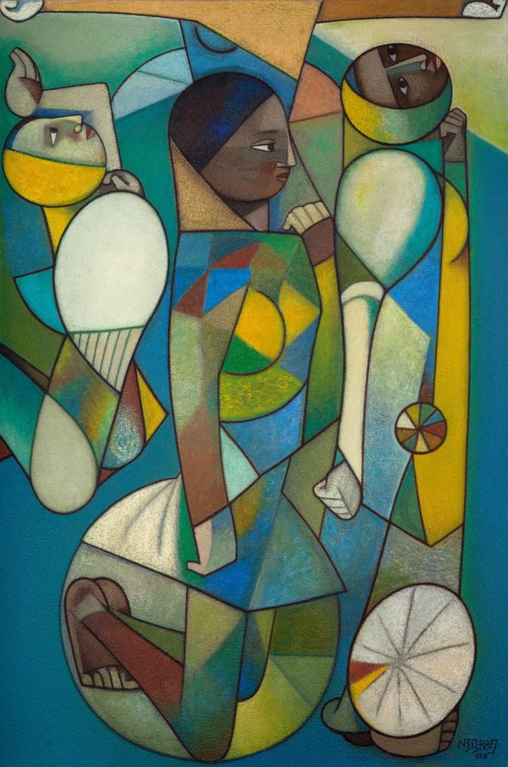 Neeraj Goswami Awakening, 2017 Oil on Canvas 36"x 24"