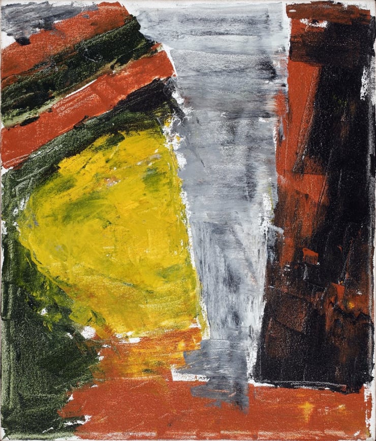 Ram Kumar Untitled, 2015 Oil on Canvas 14" x 12"