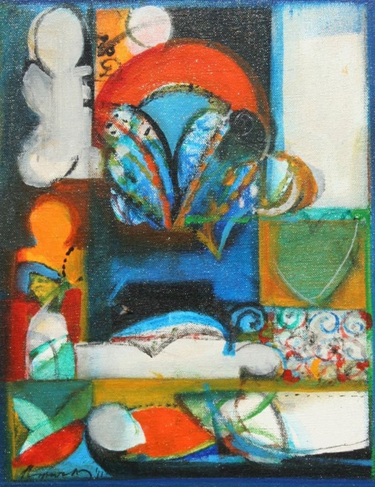 P. Gopinath Untitled, 2011 Acrylic on Canvas 15" x 12"