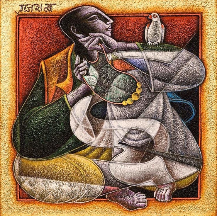 Satish Gujral Untitled, 2014 Acrylic on Canvas 12" x 12"