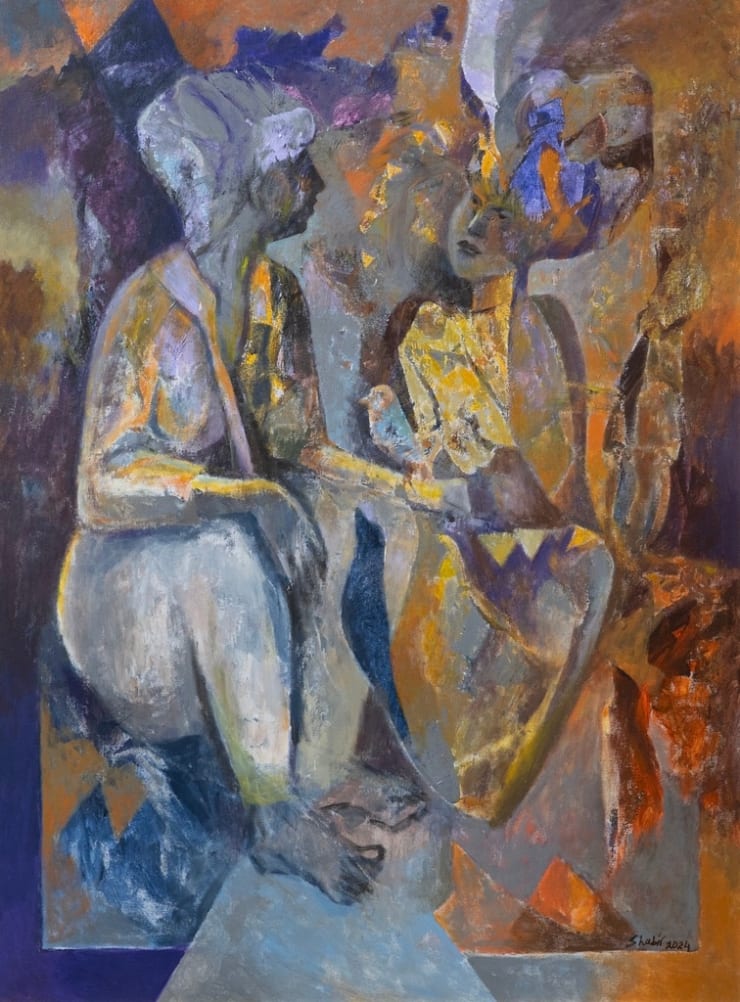 Shabir Hussain Santosh Untitled, 2024 Acrylic on Canvas 40 x 30 in. 101.6 x 76.2 cm