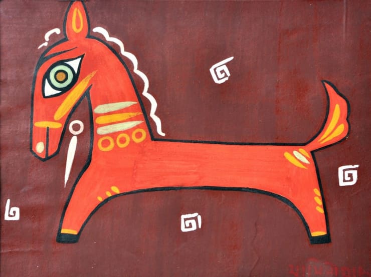 Jamini Roy, Untitled (Horse)